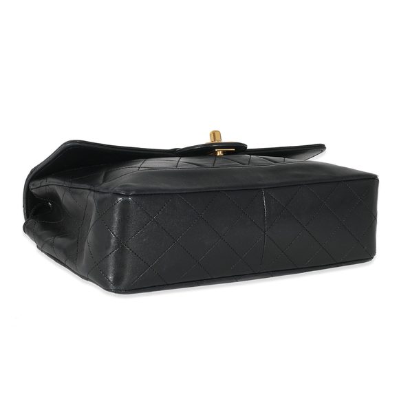 Chanel Black Quilted Lambskin Medium Flap Bag - Picture 6 of 8